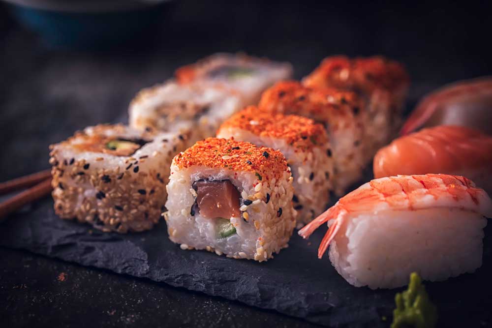 Sushi blandade sorter